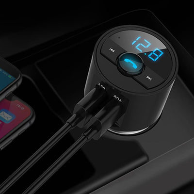 FM Transmitter USB Charger Bluetooth Car Kit -  Easy Ecommerce Solution