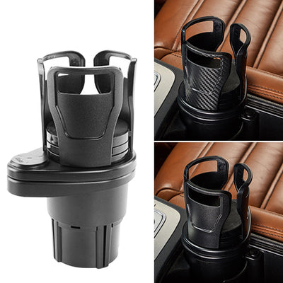 Dual Cup Holder 360 Degree Rotating Adjustable and Extendable -  Easy Ecommerce Solution